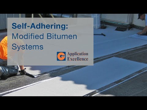Installing Self-Adhering Modified Bitumen System; Garland Roofing