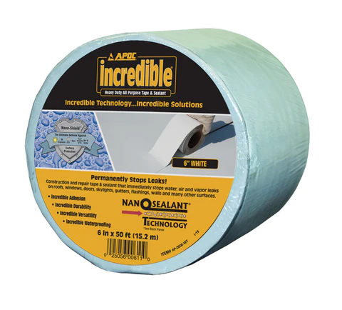 Best roof repair tape - APOC Incredible Tape