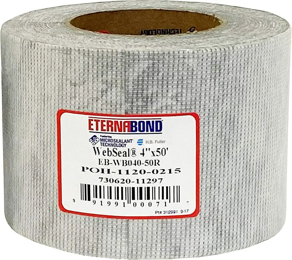 Best roof repair tape - Eternabond Webseal