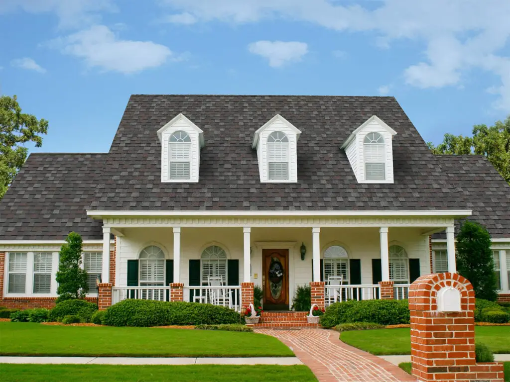 Dimensional (or architectural) asphalt shingles.