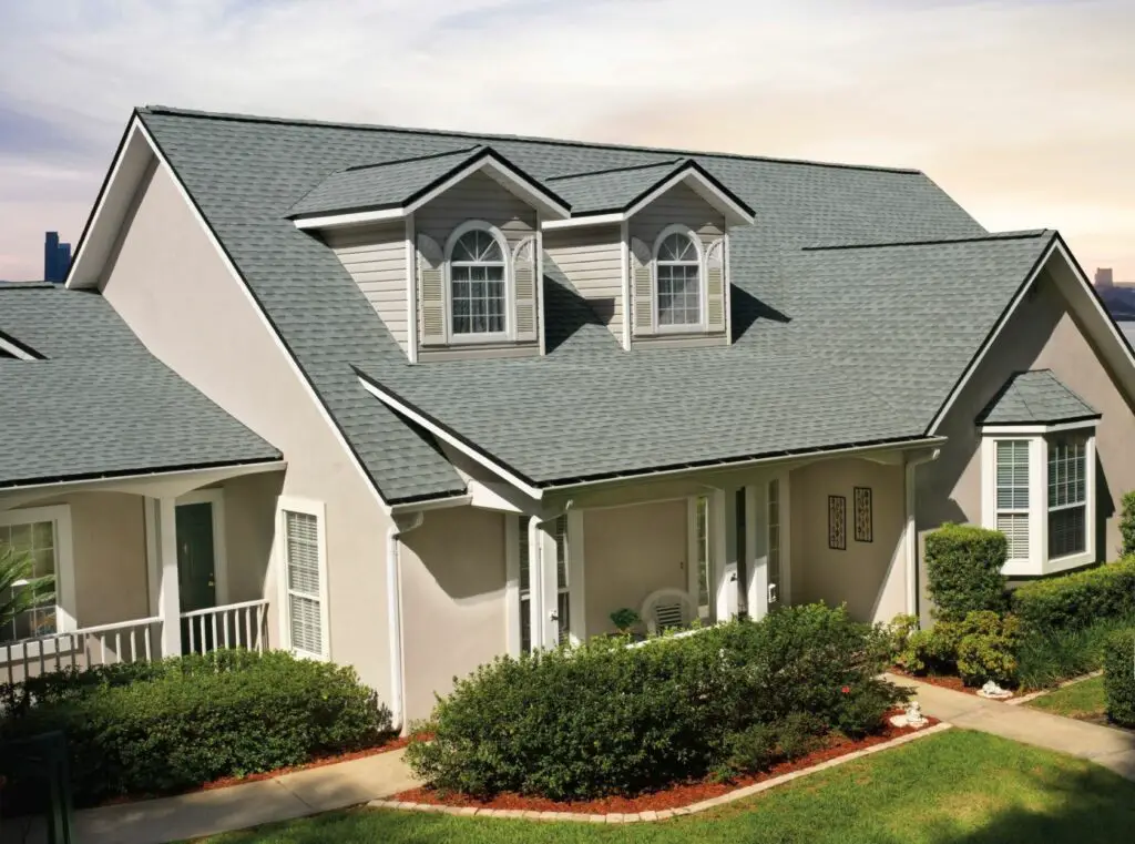This roof uses GAF's Timberline® shingles, the most popular line of shingles in America today.
