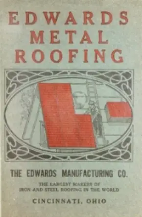 Metal Roofing Brochure from 1909.