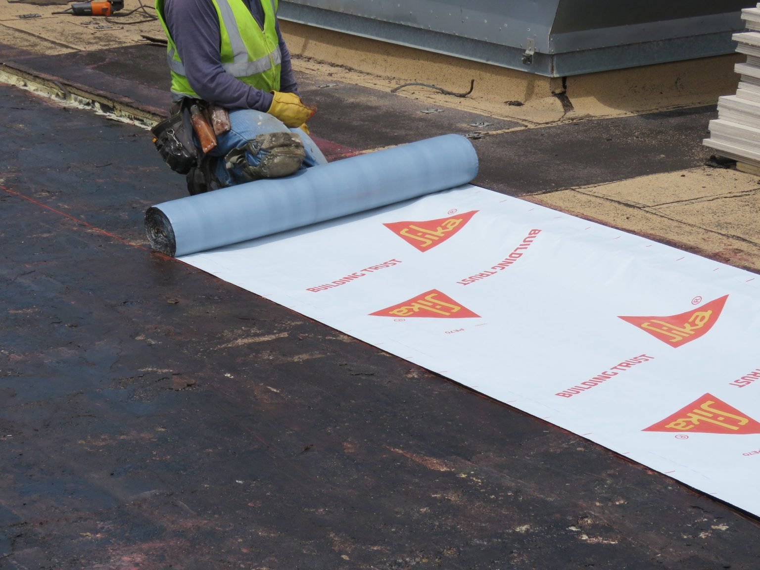 Pictures PeelandStick Vapor Barrier Concrete Roof Deck Roof Help