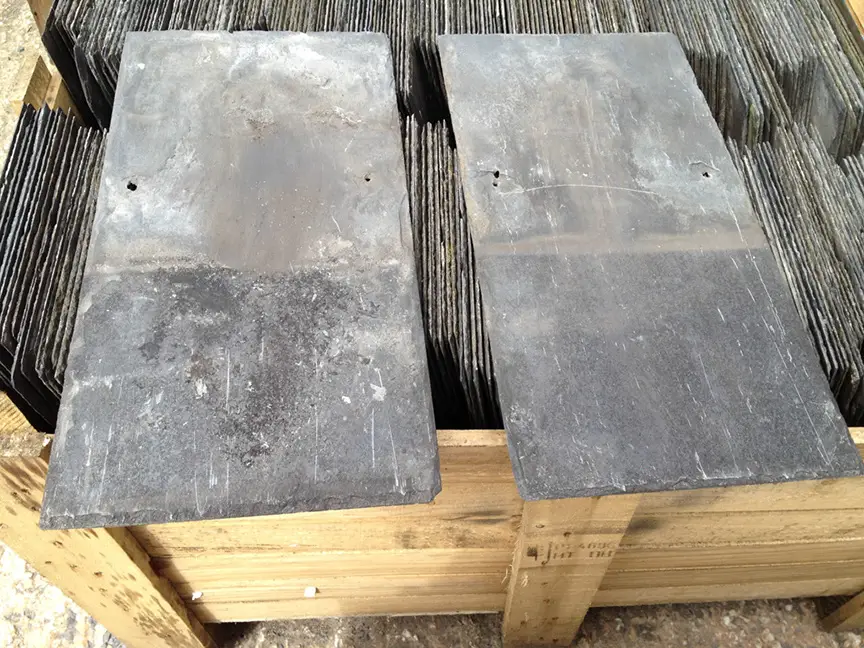 Reclaimed standard slate shingles