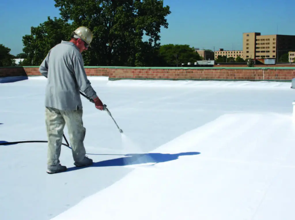 Roof coating manufacturers - applying an acrylic roof coating