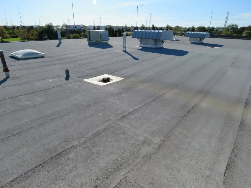 SBS-modified bitumen roof.
