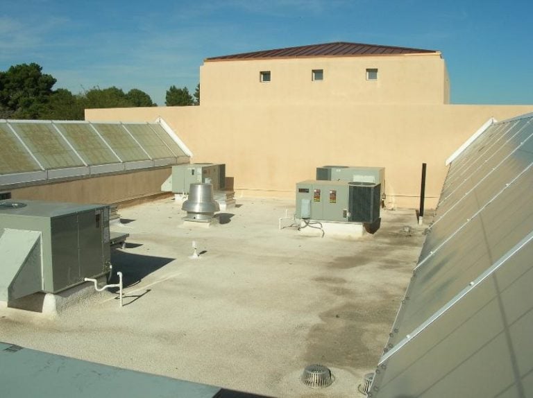 A Small Spray Polyurethane Foam Roof 