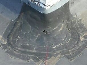 What can cause the leak damage in the other picture.